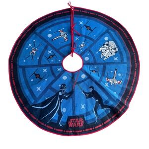 Hallmark X Star Wars The Force is Strong Christmas Tree Skirt ** Missing Cord